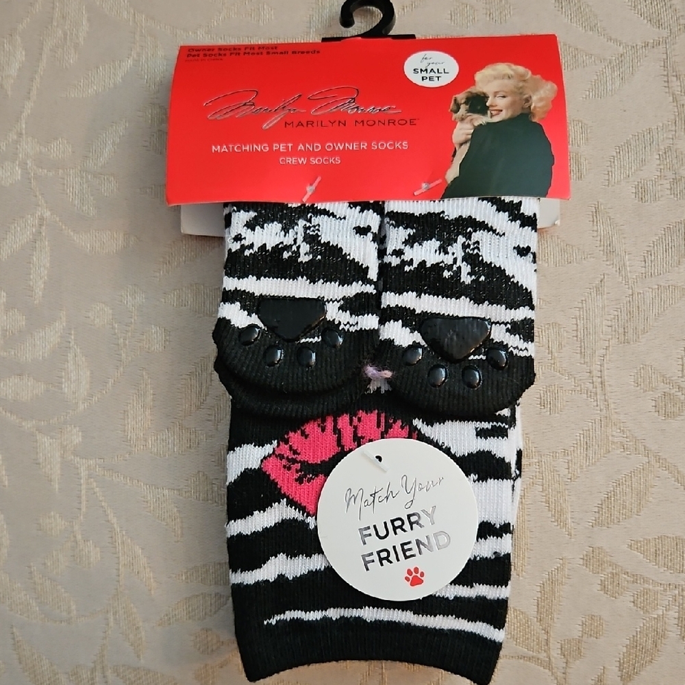 Marilyn Monroe Matching Pet and Owner Socks